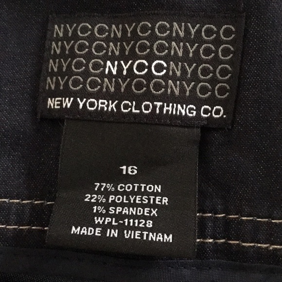 NYCC Plus Size 16 A-Line Button Down Lightweight Jean Skirt with Pockets - Picture 4 of 5